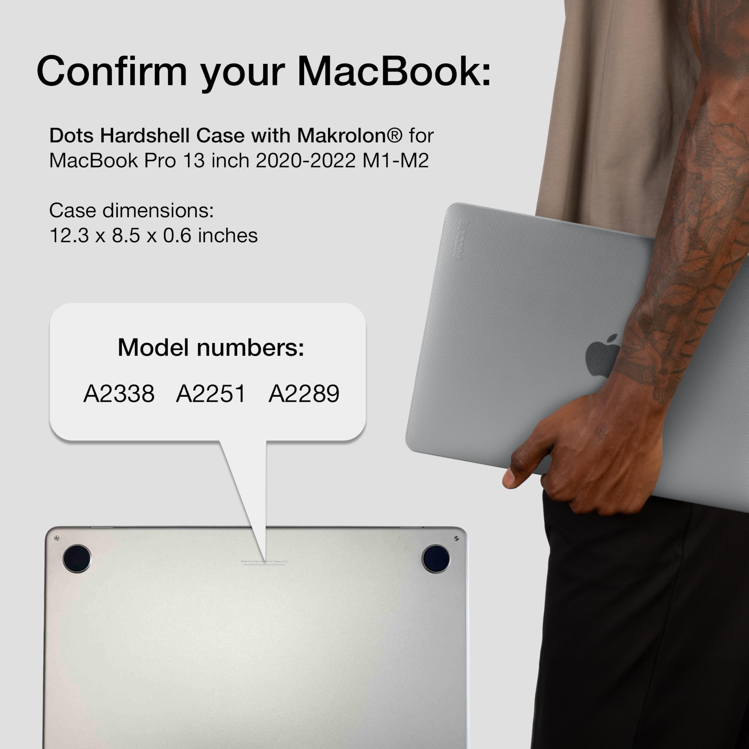 Amazon.com: Incase Dots Hardshell with Makrolon® - MacBook Pro 13